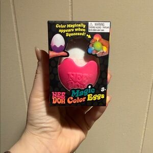 Nee Doh Magic Color Eggs - Pink